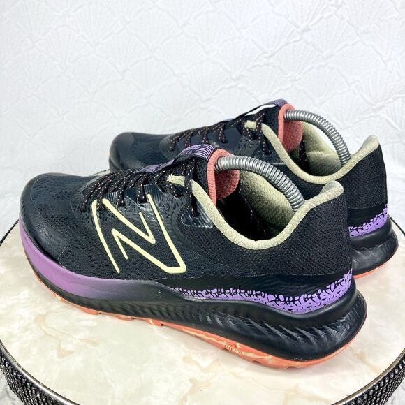 New Balance Sneakers Men 9.5 Black Purple DynaSoft Nitrel V5 Trail Running Shoes - Picture 7 of 12